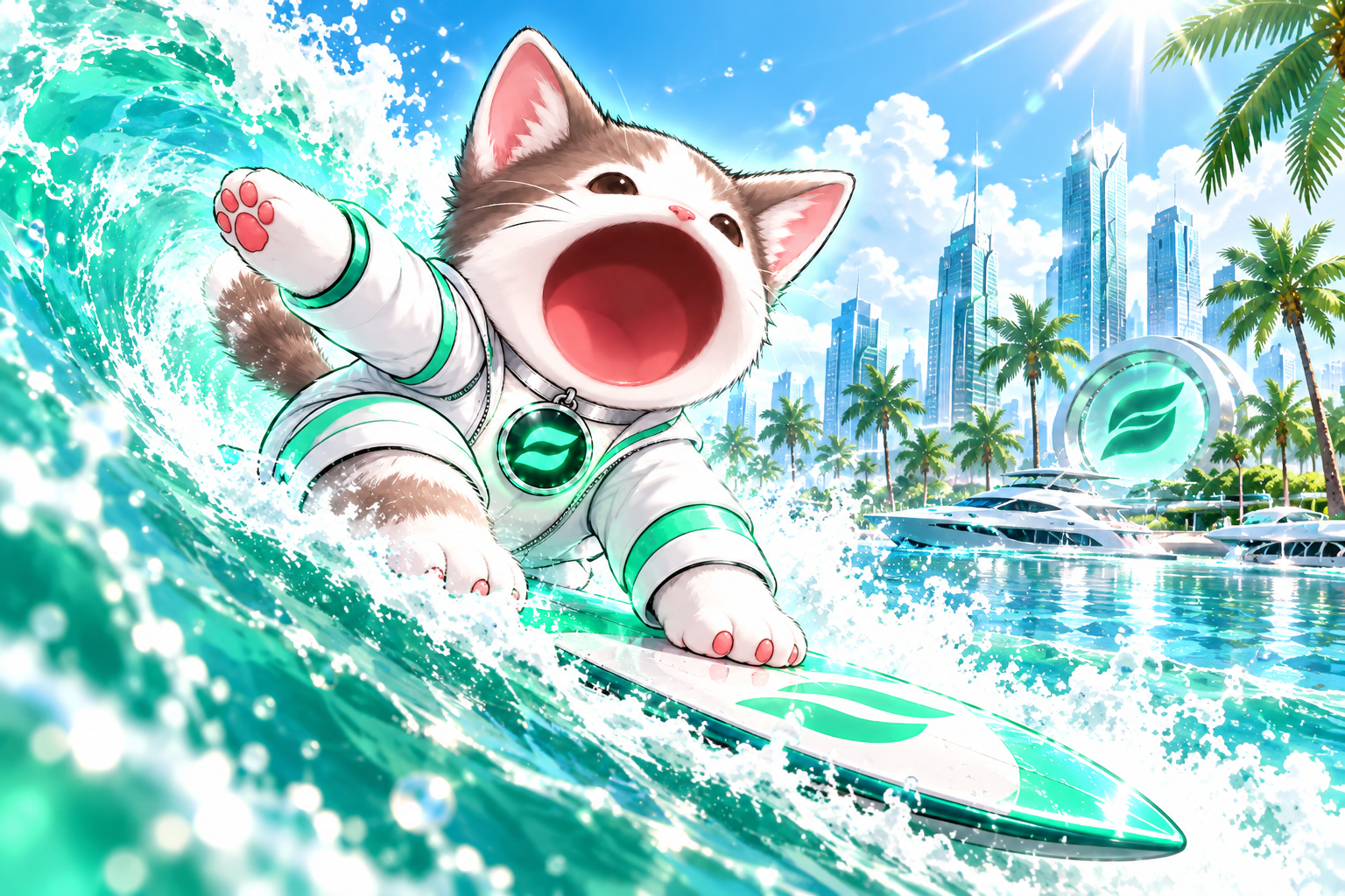 Biddy surfing